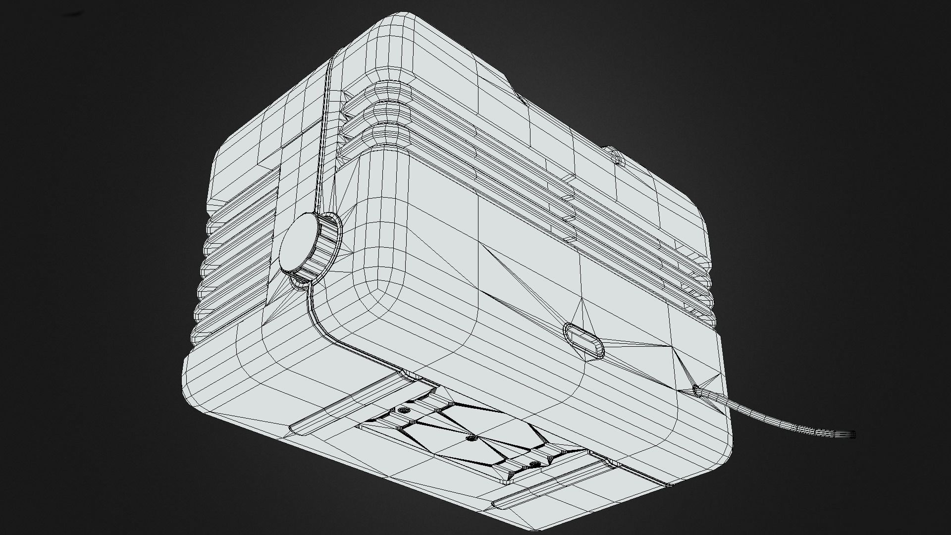 1950 Bush DAC10 Vintage Radio Free 3D model_6