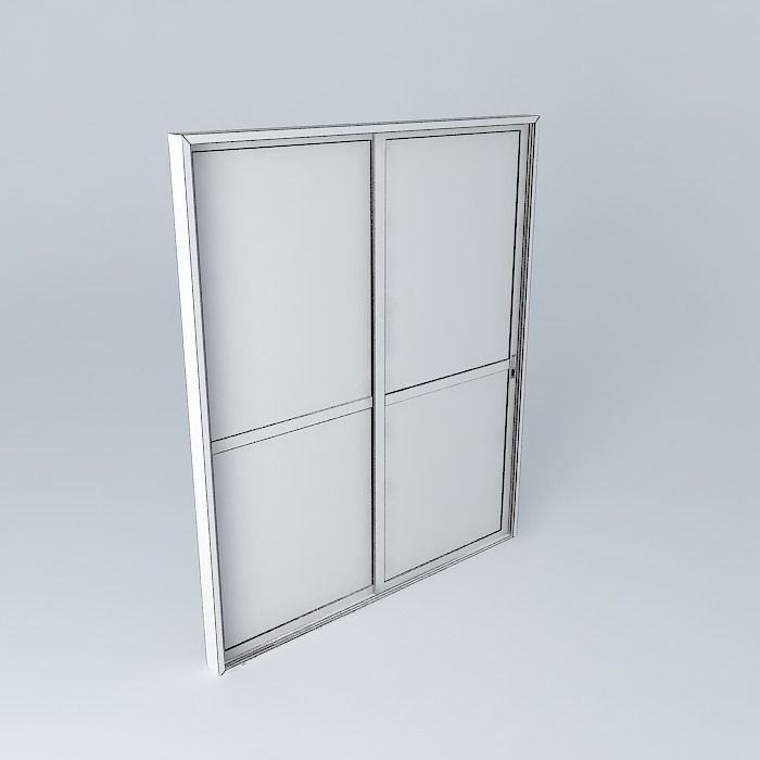 Squarely Aluminio White Free 3D model_4