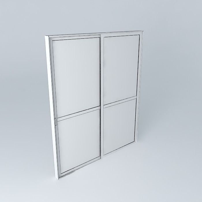 Squarely Aluminio White Free 3D model_3