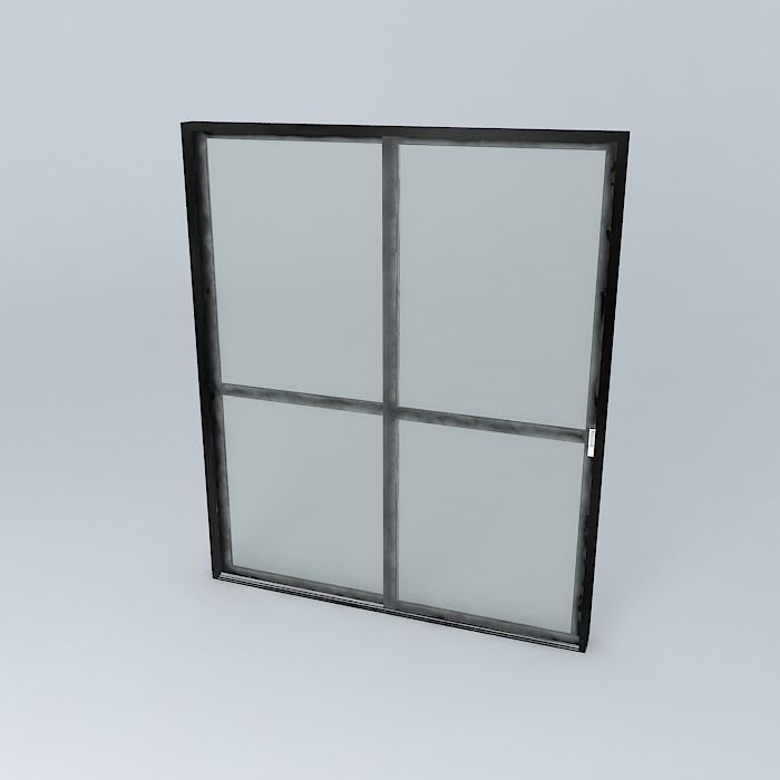 Squarely Aluminio White Free 3D model_1