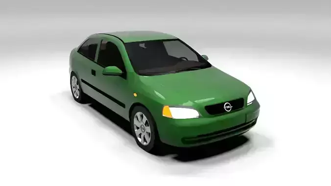 OPEL ASTRA G 3 DOOR LOWPOLY