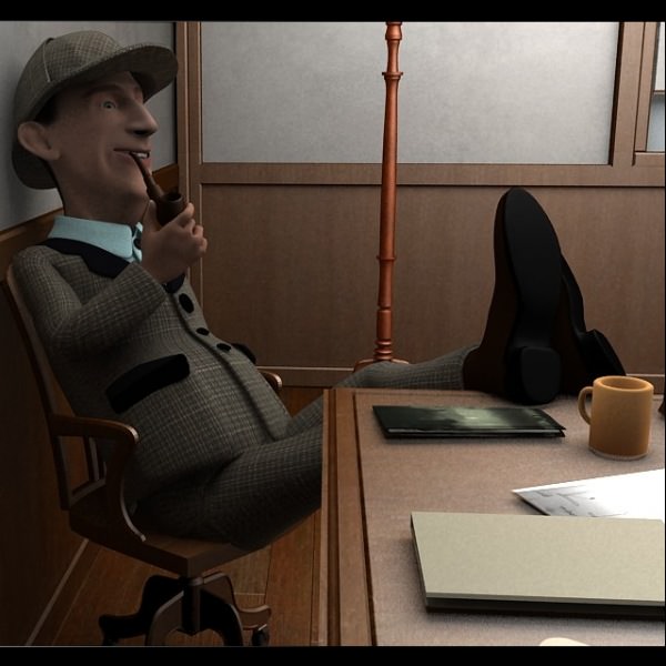 Detective Holms 3D model_3