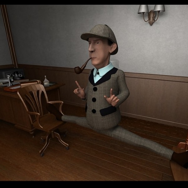 Detective Holms 3D model_2