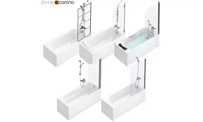 Bath Villeroy and Boch -Sanitana -Roca -Ideal and Cersanit set93