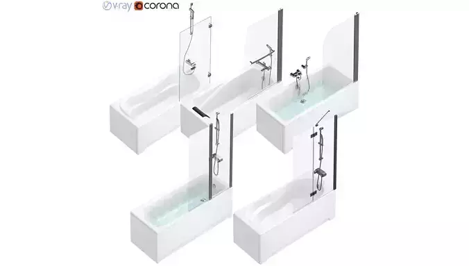 Bath Villeroy Boch -Sanitana -Roca -Ravak -Ideal -Cersanit set95