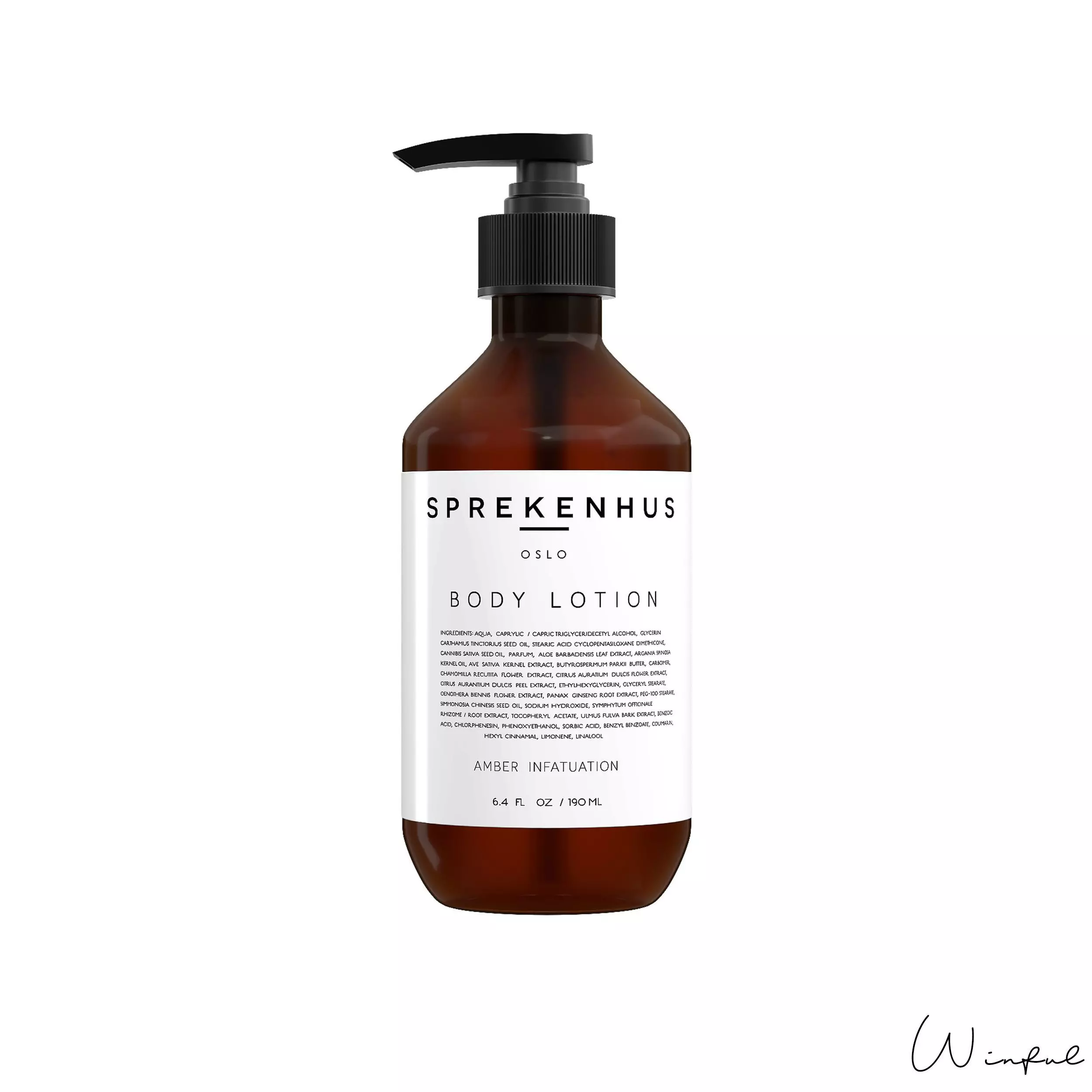 Sprekenhus Body Lotion Amber Infatuation Low-poly 3D model_0