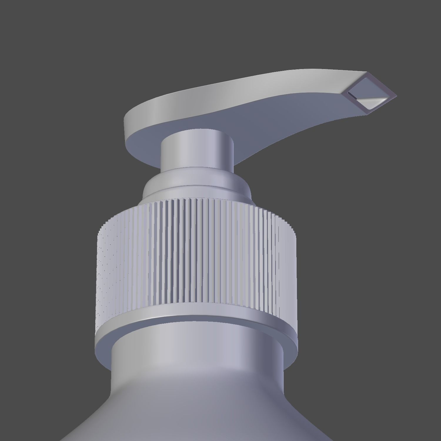 Sprekenhus Body Lotion I Love Rose Low-poly 3D model_7