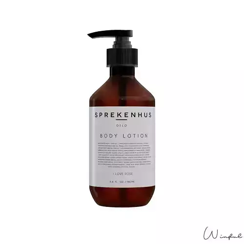 Sprekenhus Body Lotion I Love Rose Low-poly 3D model