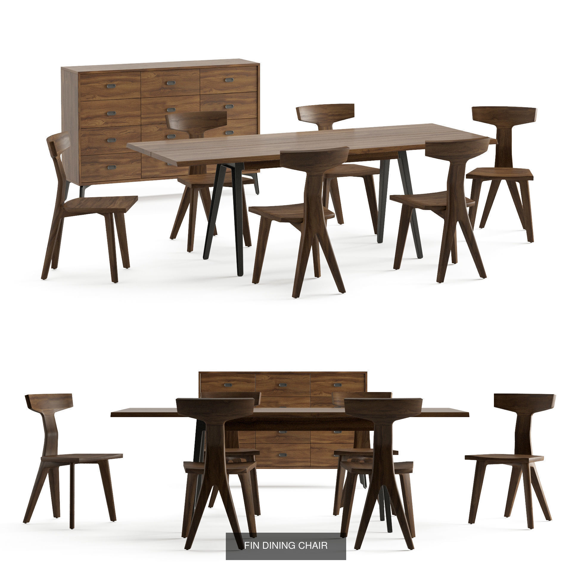 Furniture Sets 3D Model Collection_2