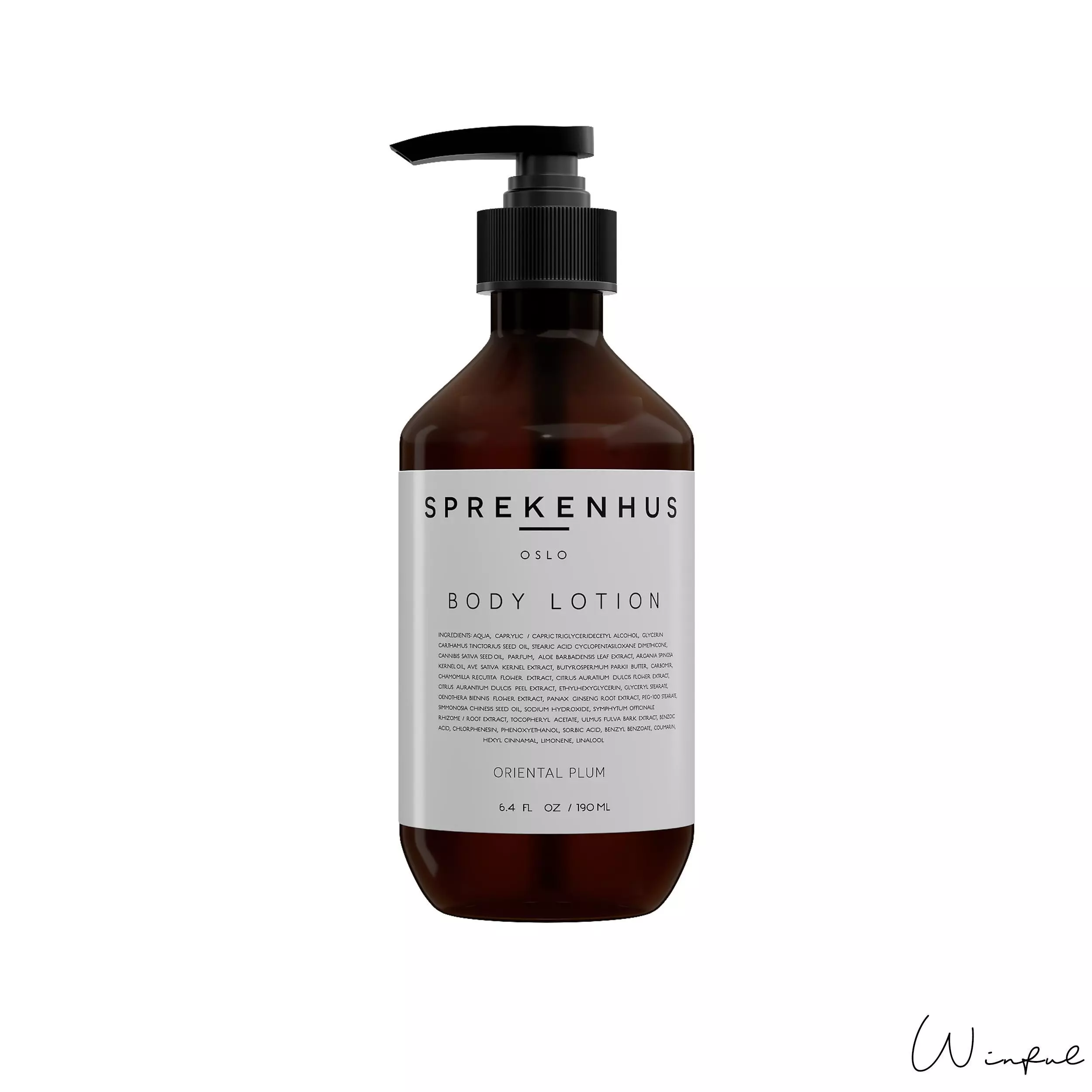 Sprekenhus Body Lotion Oriental Plum Low-poly 3D model_0