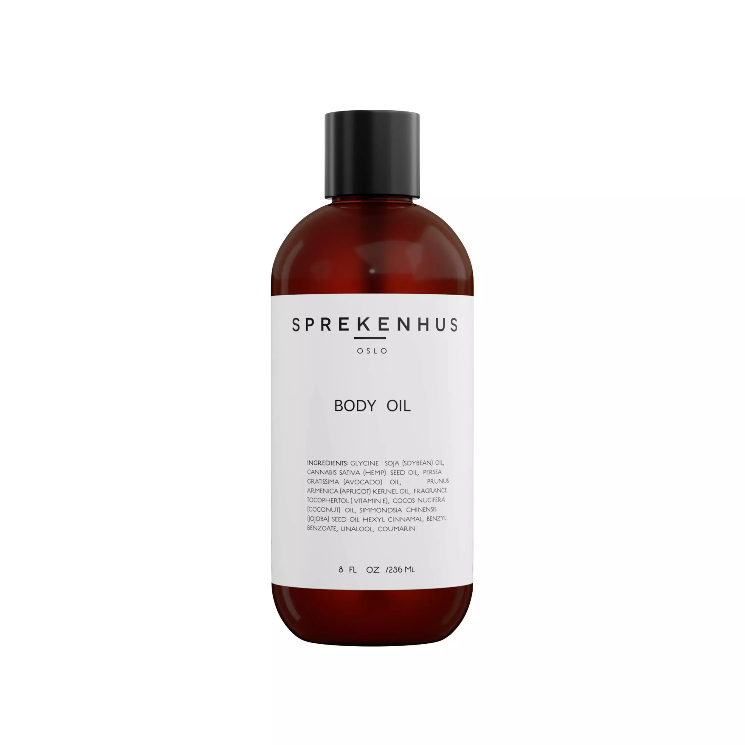 Sprekenhus Body Oil 236ml Low-poly 3D model_0