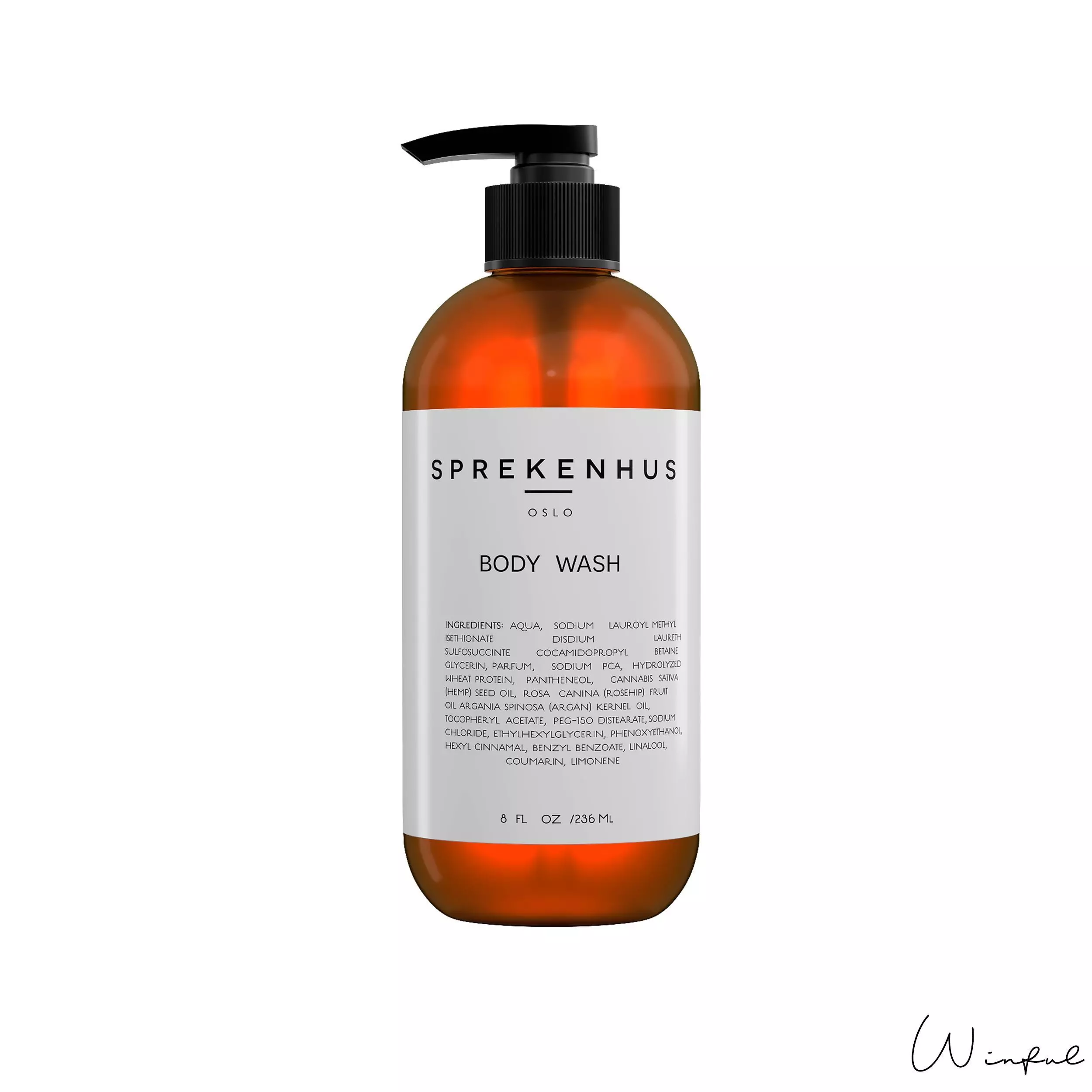 Sprekenhus Body Wash 236ml Low-poly 3D model_0