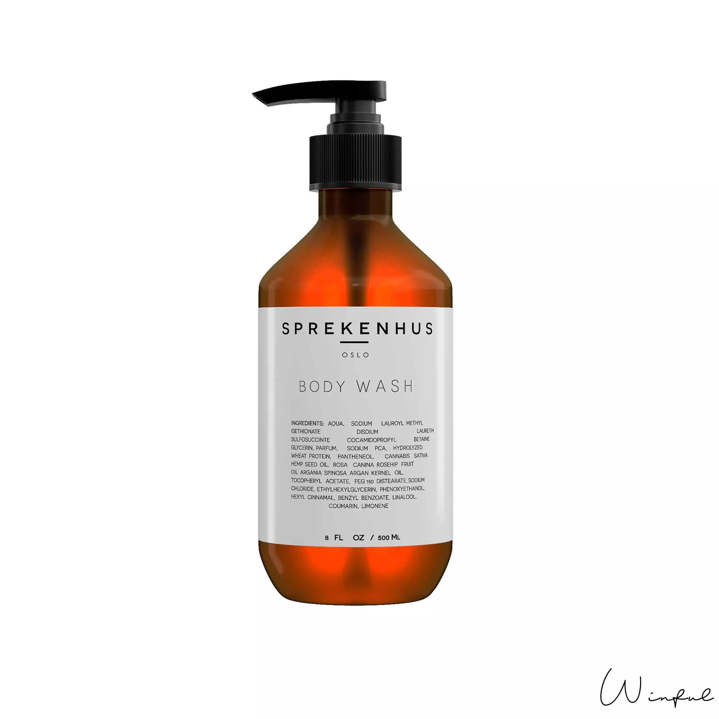 Sprekenhus Body Wash 500ml Low-poly 3D model_0