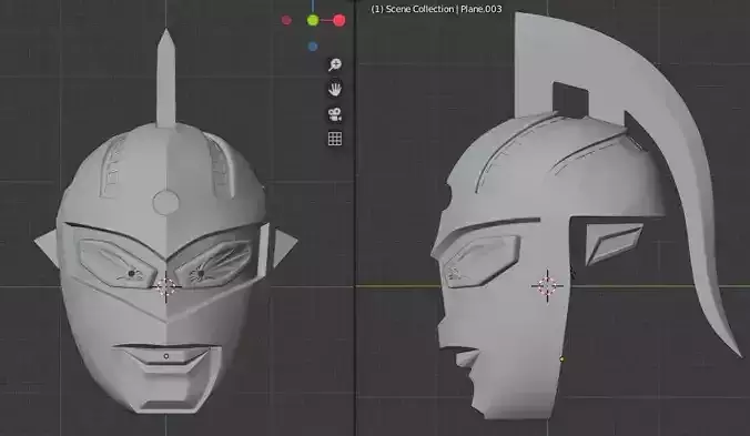 Ultraseven Ultraman Seven 3D printable helmet 3D print model