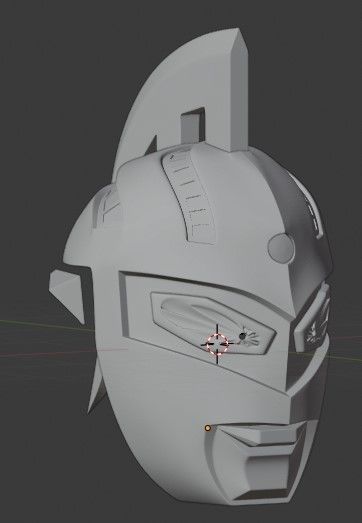 Ultraseven Ultraman Seven 3D printable helmet 3D print model_3