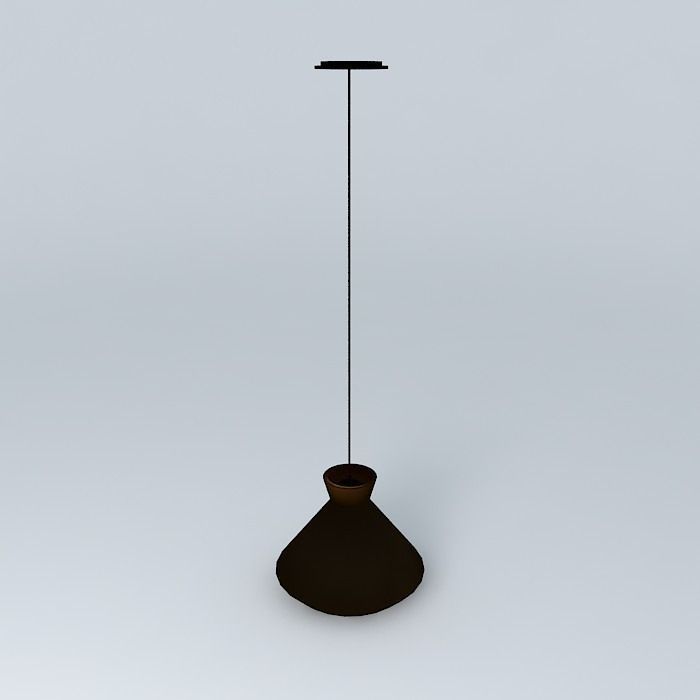 Yellow Lamp Free 3D model_1