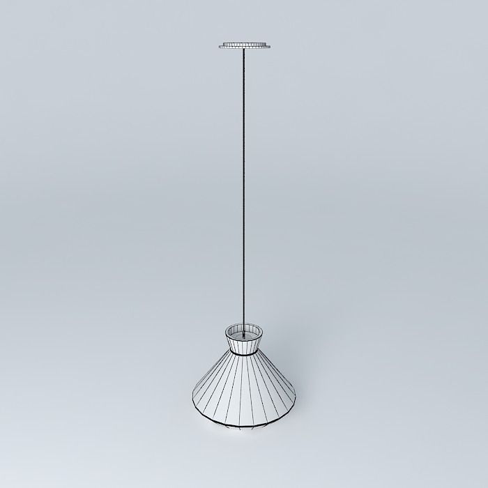 Yellow Lamp Free 3D model_4