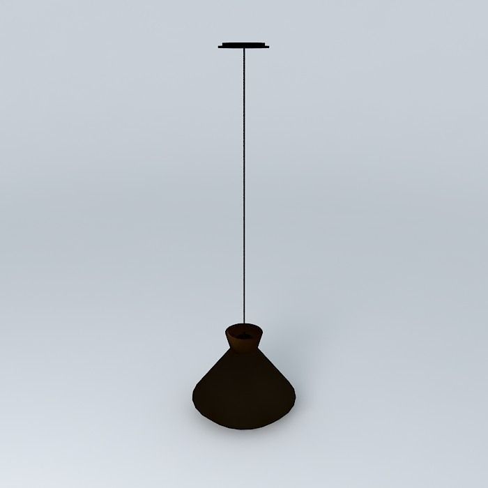 Yellow Lamp Free 3D model_2