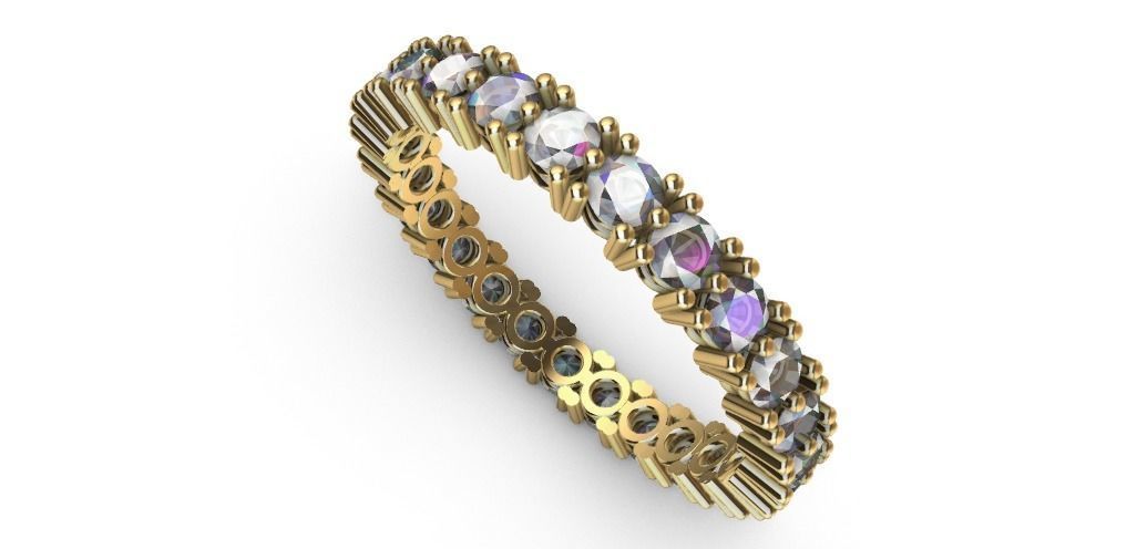 Eternity Ring 3D print model_2