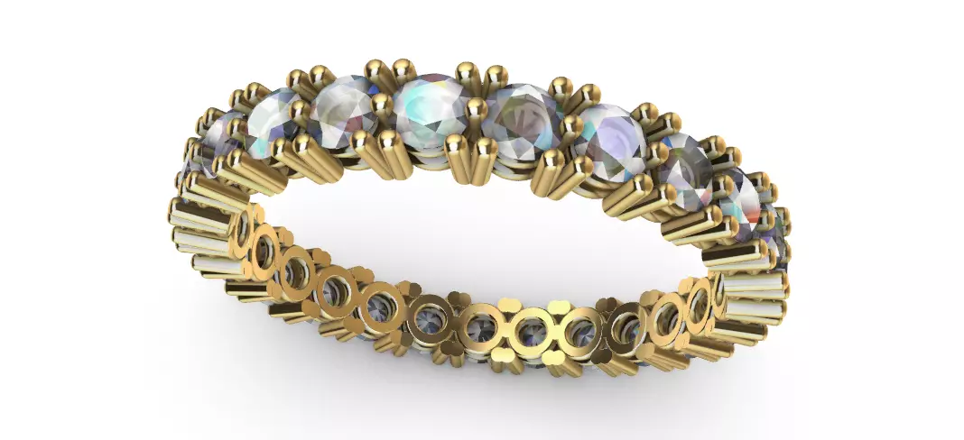 Eternity Ring 3D print model_0