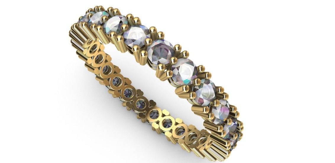 Eternity Ring 3D print model_1