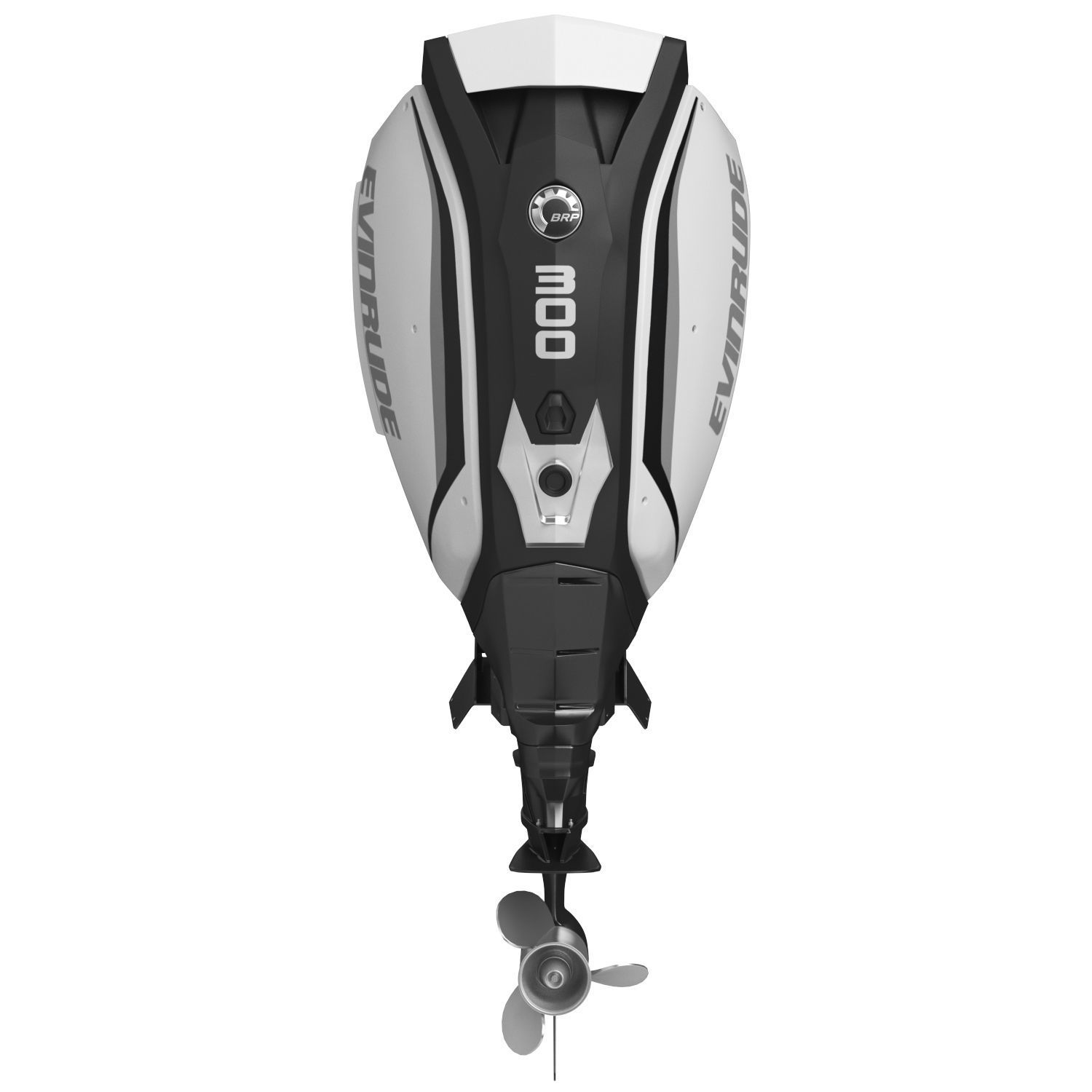 Evinrude E-TEC G2 Outboard Motor 3D Model 3D model_11