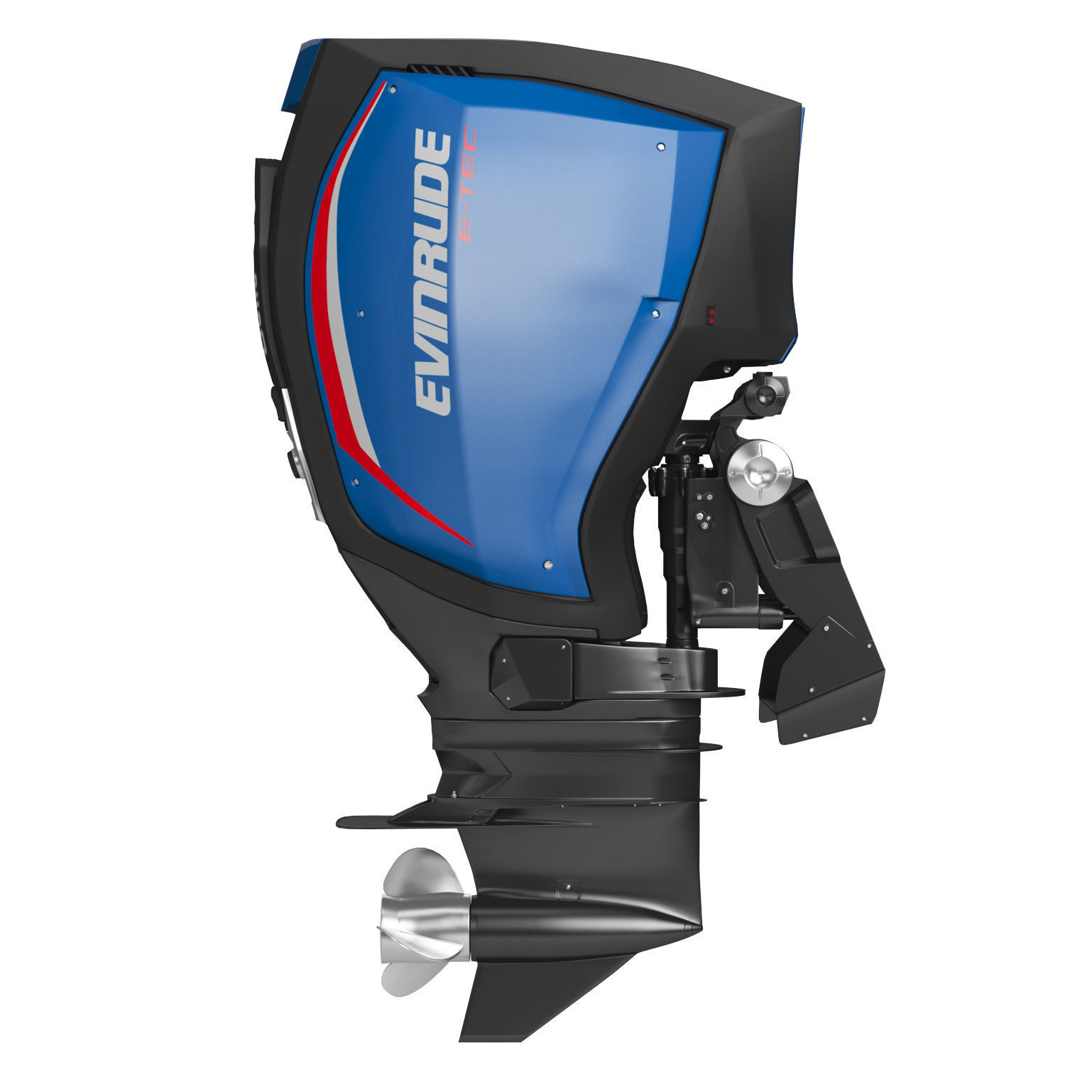 Evinrude E-TEC G2 Outboard Motor 3D Model 3D model_7