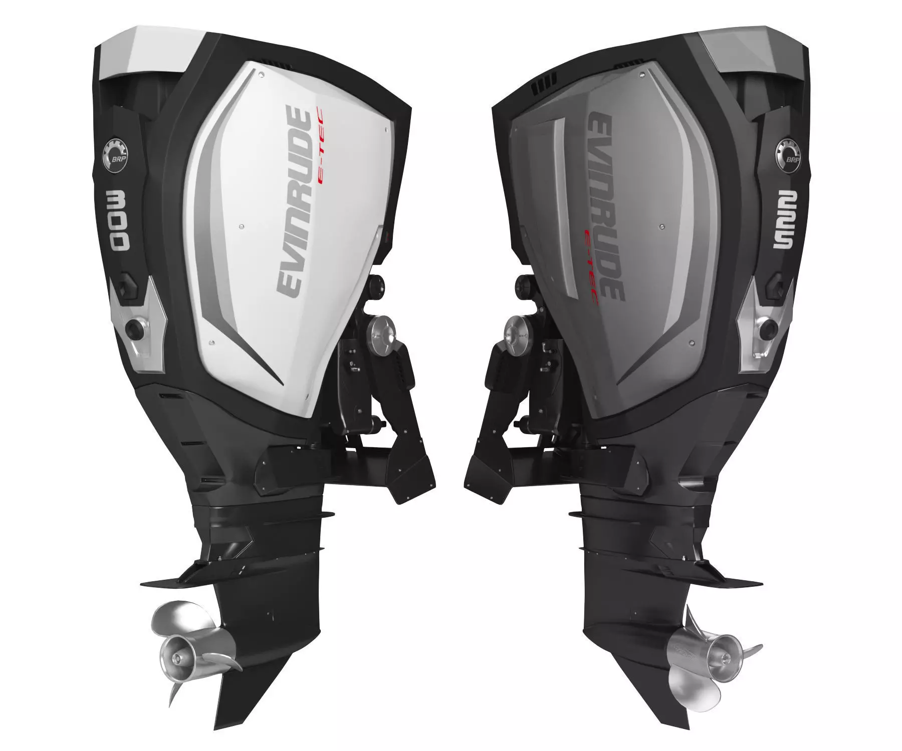 Evinrude E-TEC G2 Outboard Motor 3D Model 3D model_0