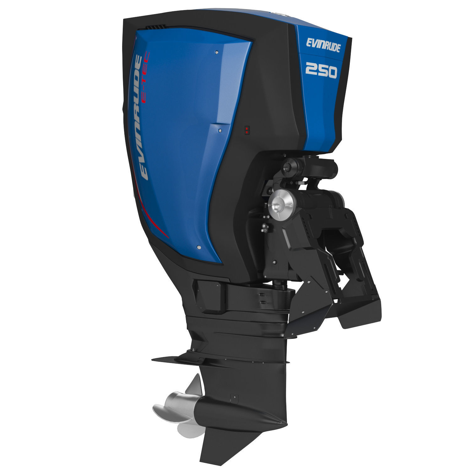 Evinrude E-TEC G2 Outboard Motor 3D Model 3D model_13