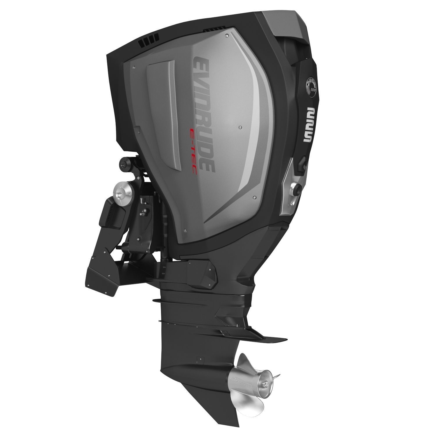 Evinrude E-TEC G2 Outboard Motor 3D Model 3D model_4