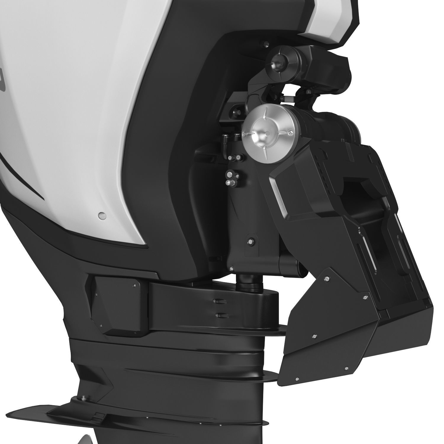 Evinrude E-TEC G2 Outboard Motor 3D Model 3D model_18