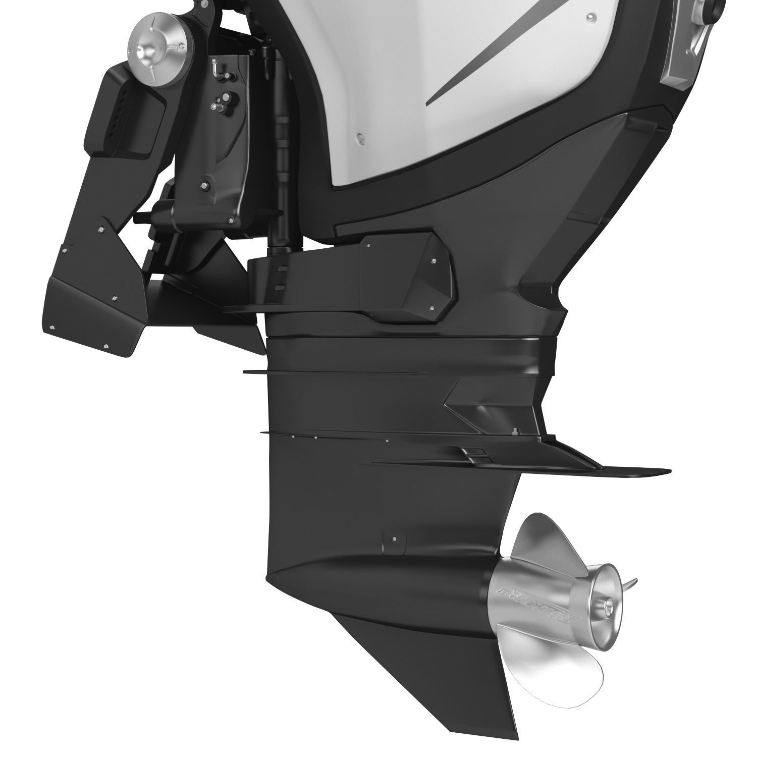 Evinrude E-TEC G2 Outboard Motor 3D Model 3D model_19