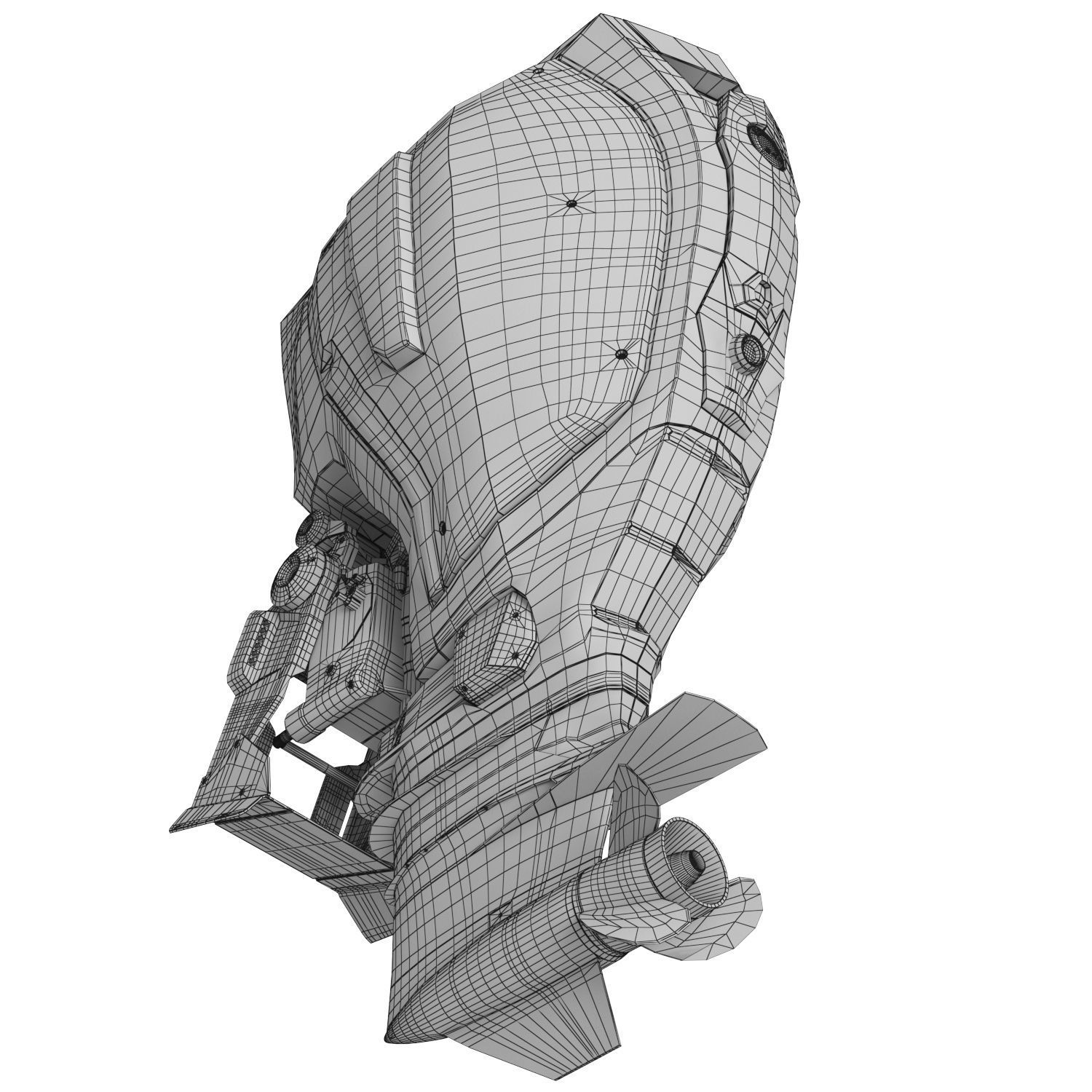 Evinrude E-TEC G2 Outboard Motor 3D Model 3D model_24