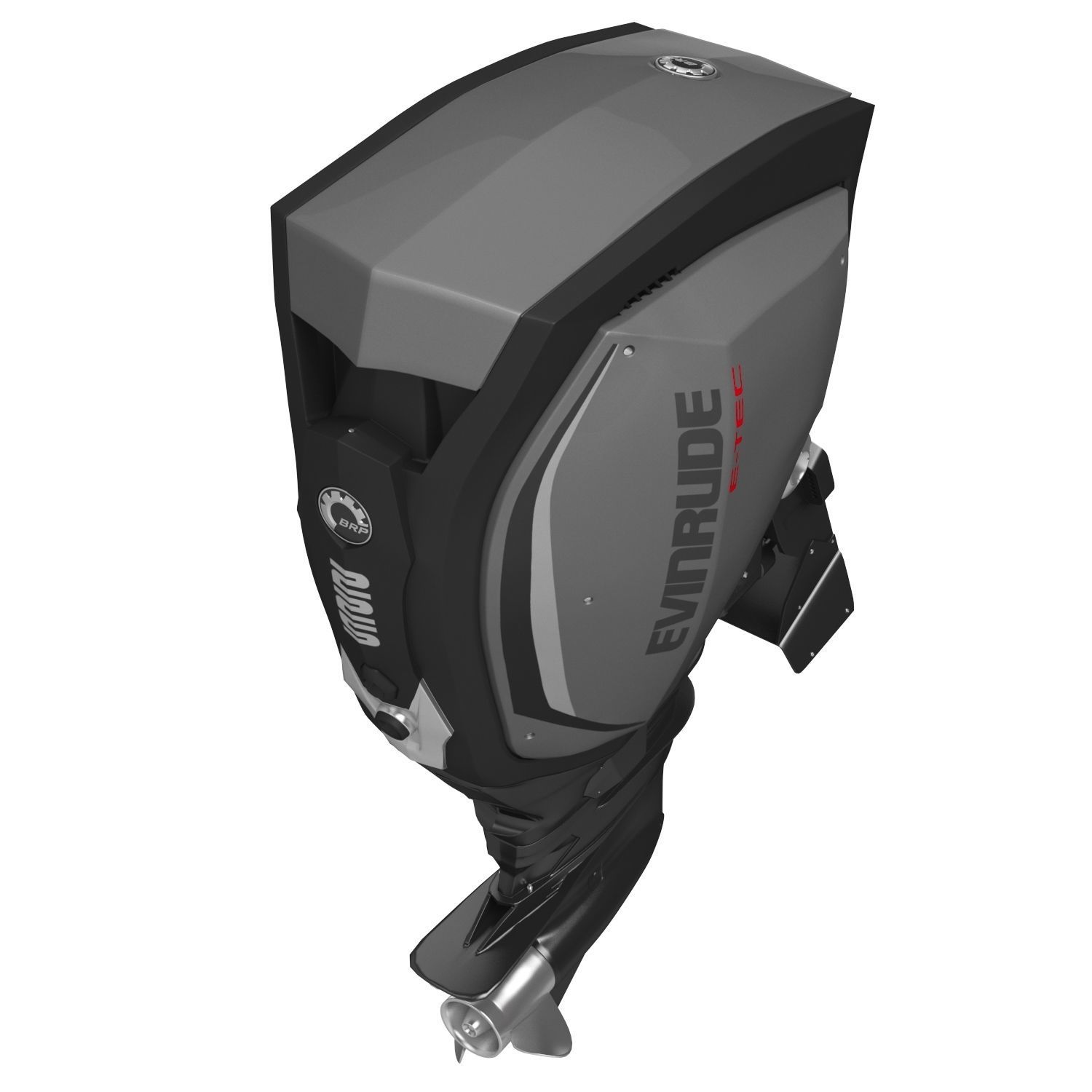 Evinrude E-TEC G2 Outboard Motor 3D Model 3D model_15