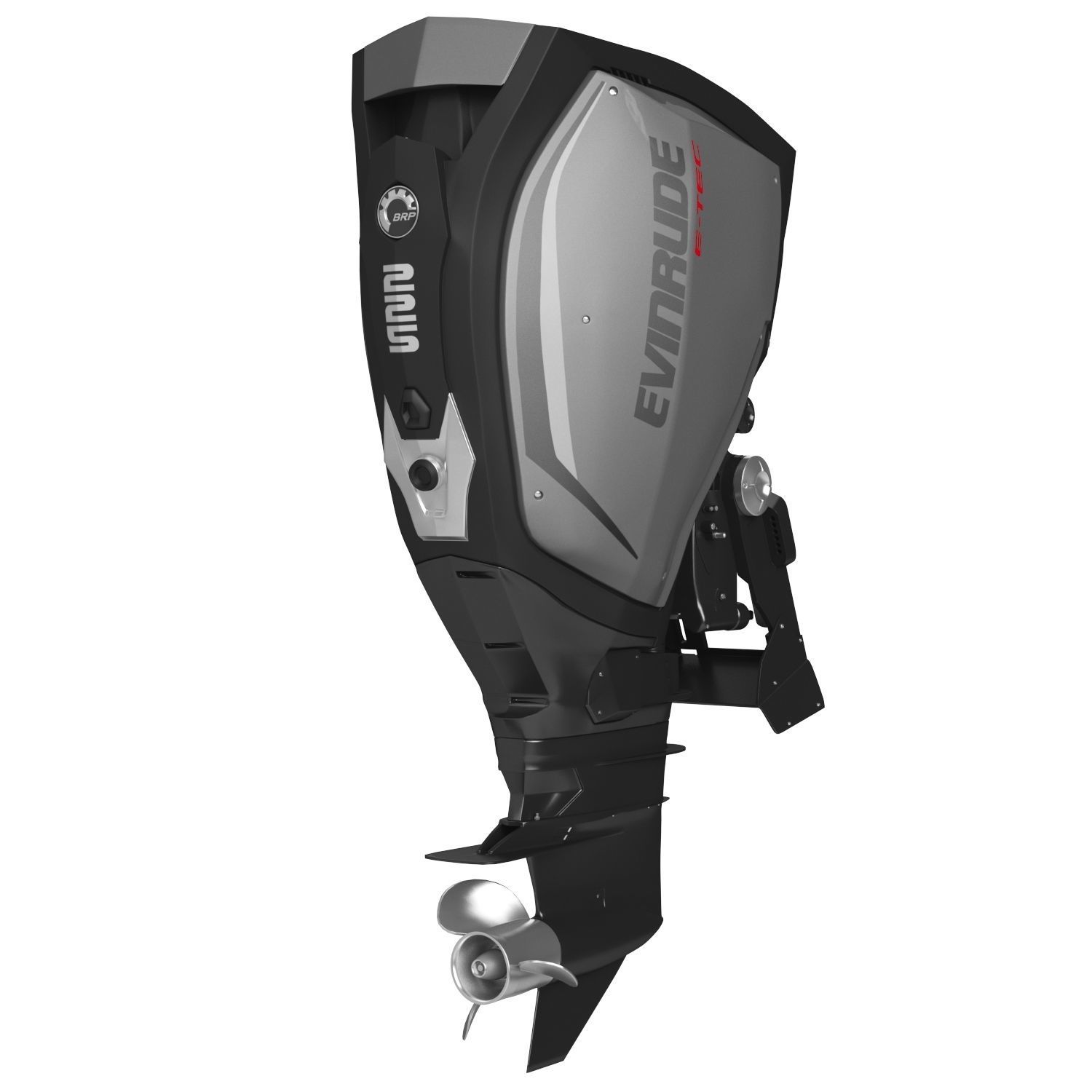 Evinrude E-TEC G2 Outboard Motor 3D Model 3D model_10