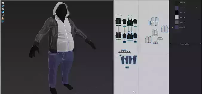 Jacket Sweatshirt and Pants