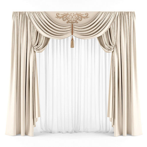 Curtain 3D model 55 3D model