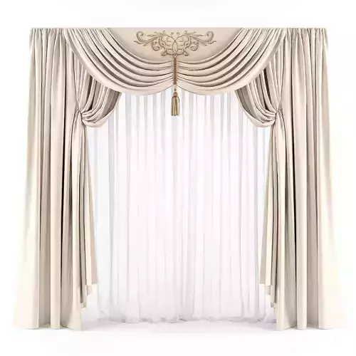 Curtain 3D model 55 3D model