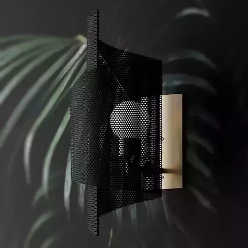 Spun Tulle Wall Sconce by Blueprint Lighting