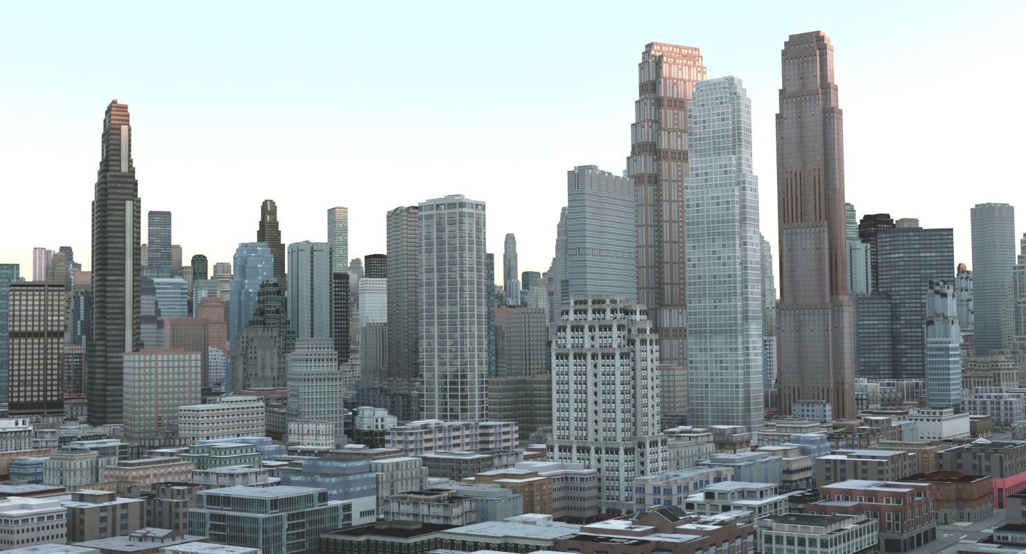 Real Time City 16 3D model_1