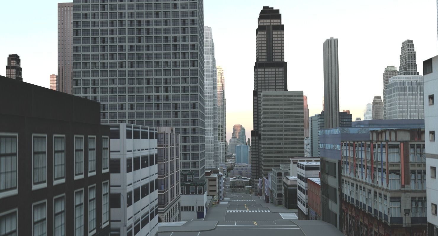 Real Time City 16 3D model_5