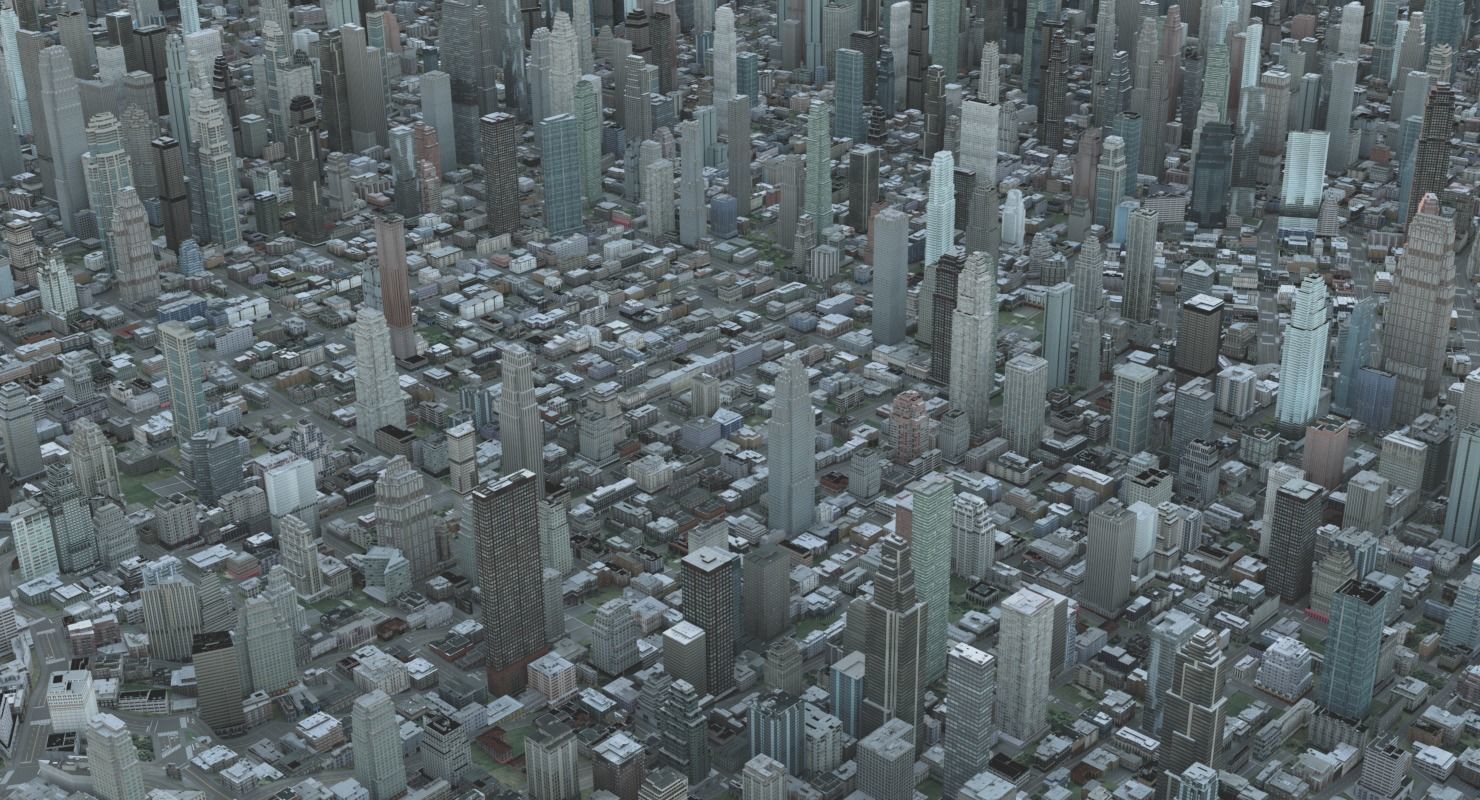 Real Time City 16 3D model_4