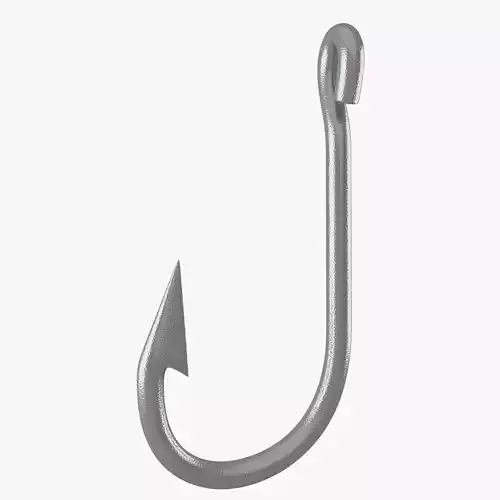 Fishing Hook 3D model