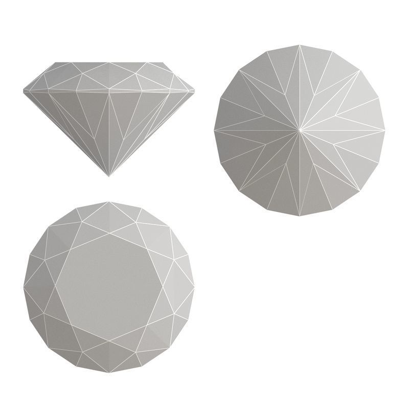 Diamond 3D model_4