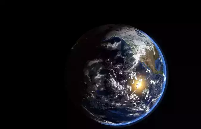 Ultra Realistic Earth Low-poly 3D model