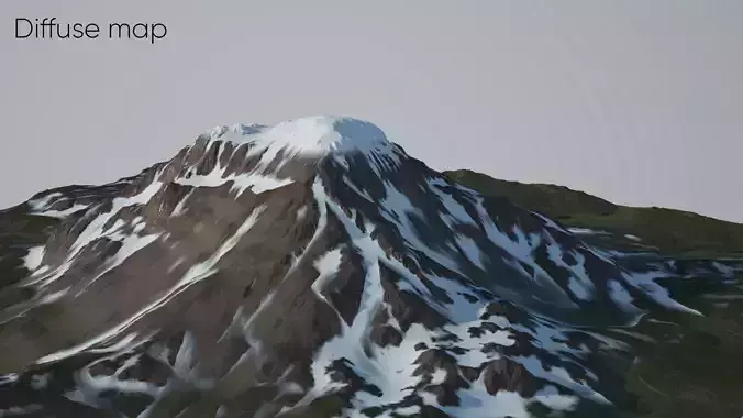 Snow Covered Mountain