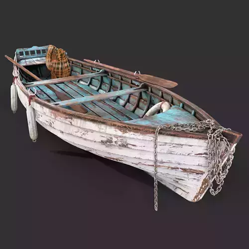 Old boat 3D model