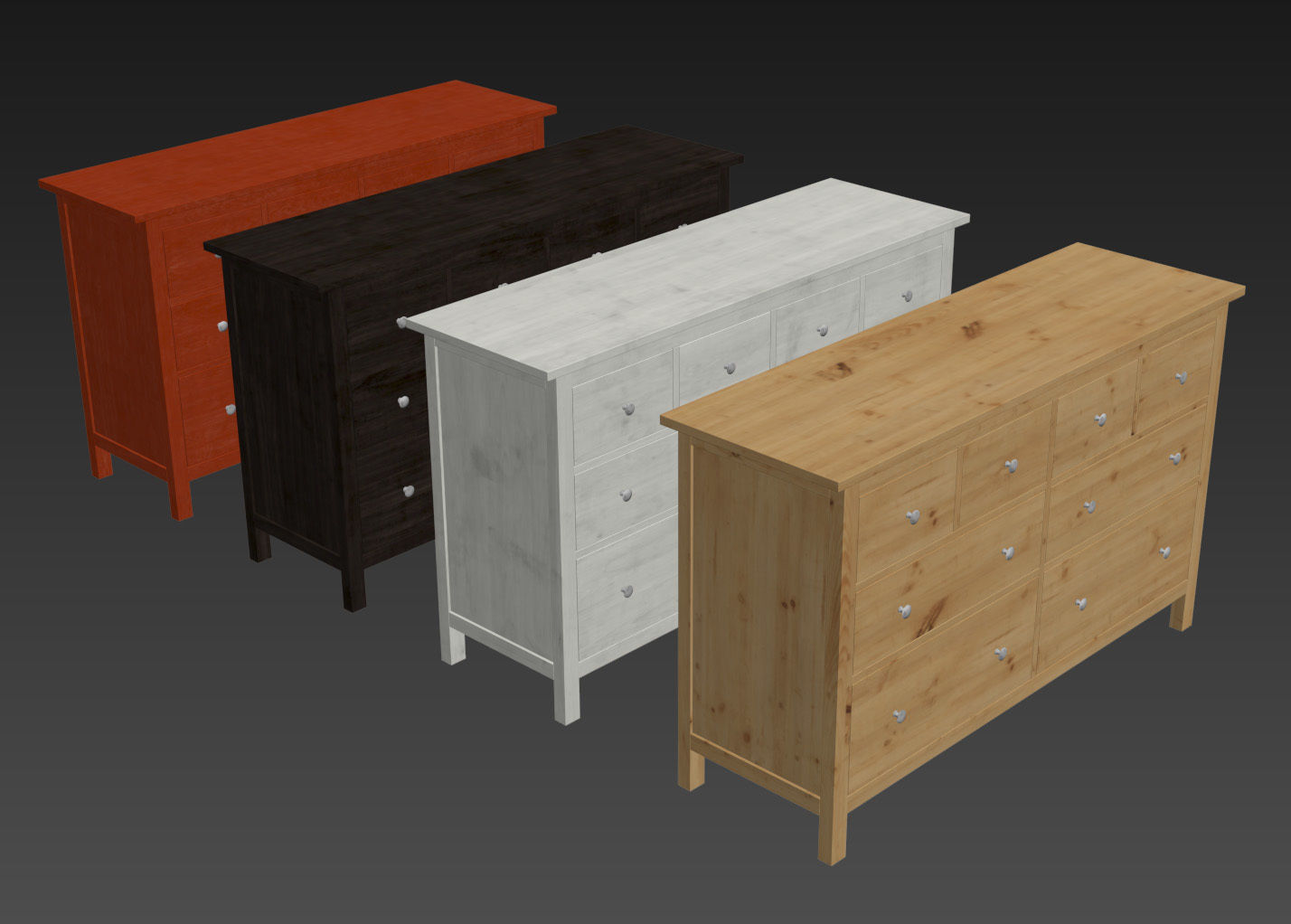 HEMNES 8-drawer dresser 3D model_18