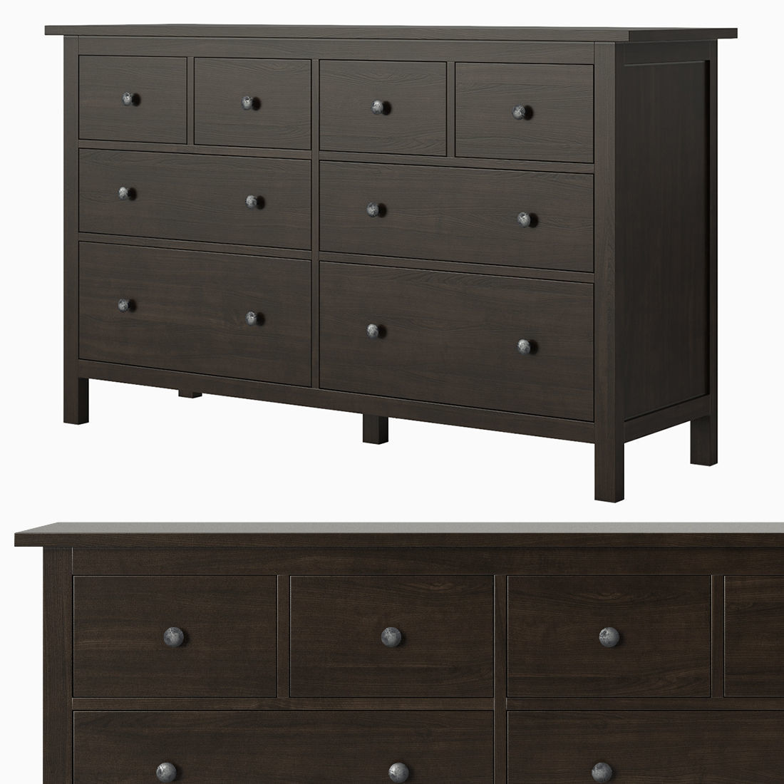 HEMNES 8-drawer dresser 3D model_9