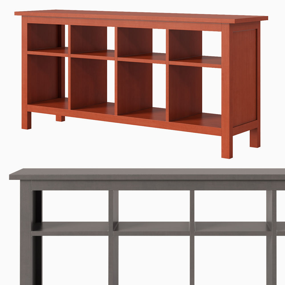 HEMNES Console table 3D model_8